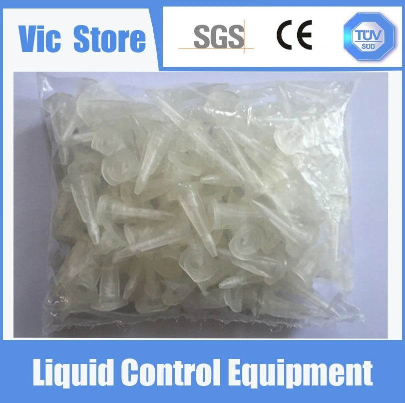 High Quality Factory Price Resin Static Mixer MA3.0-8S Mixing Nozzles For Duo Pack Epoxies 100Pcs With High Quality