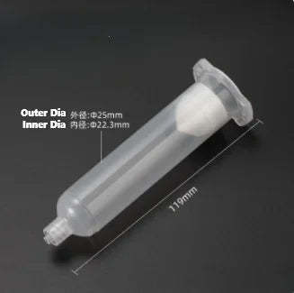 Free Shipping 55/30CC Japanese Style New Scale Pneumatic Dispensing Syringe for American Automation Glue Applicator Gun Adapter