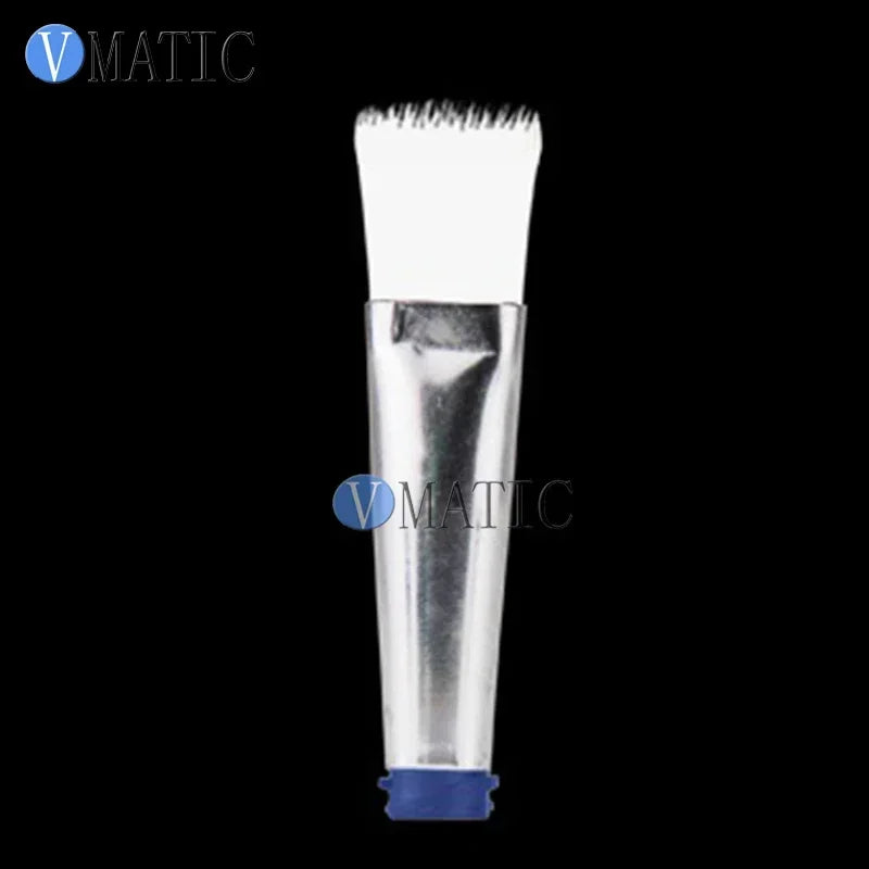 Free Shipping 10Pcs 18G Flat 11mm Width Glue Dispensing Needle Brush Tips