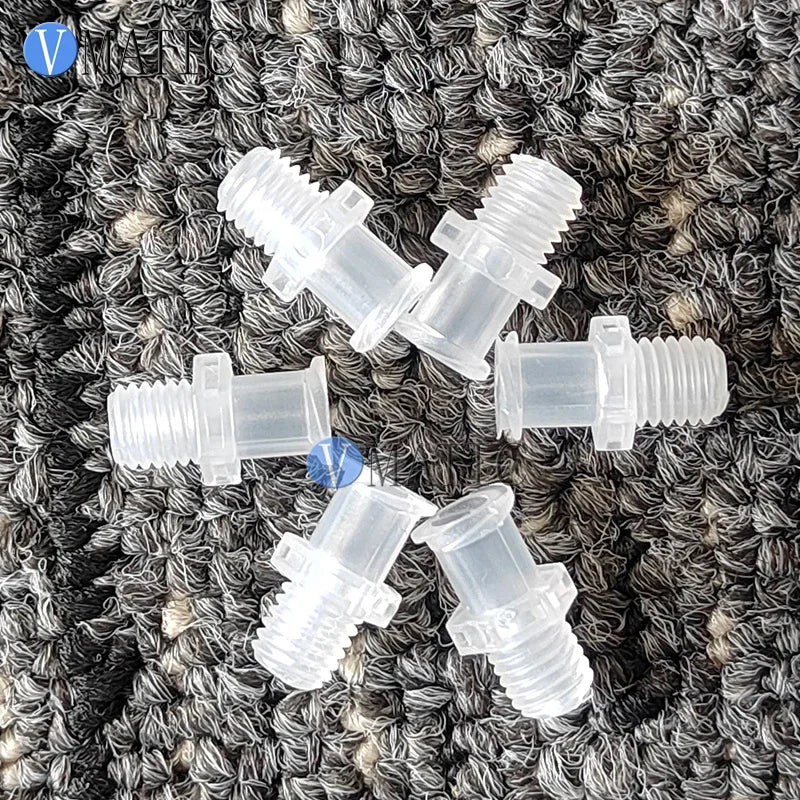 Free Shipping Female Luer Tapered Syringe Fitting Connector (Polyprop) Adapter 1/4 Inch Screw 100pcs