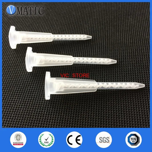 Free Shipping Resin Static Mixer MA3.0-17S Mixing Nozzles For Duo Pack Epoxies With White Color