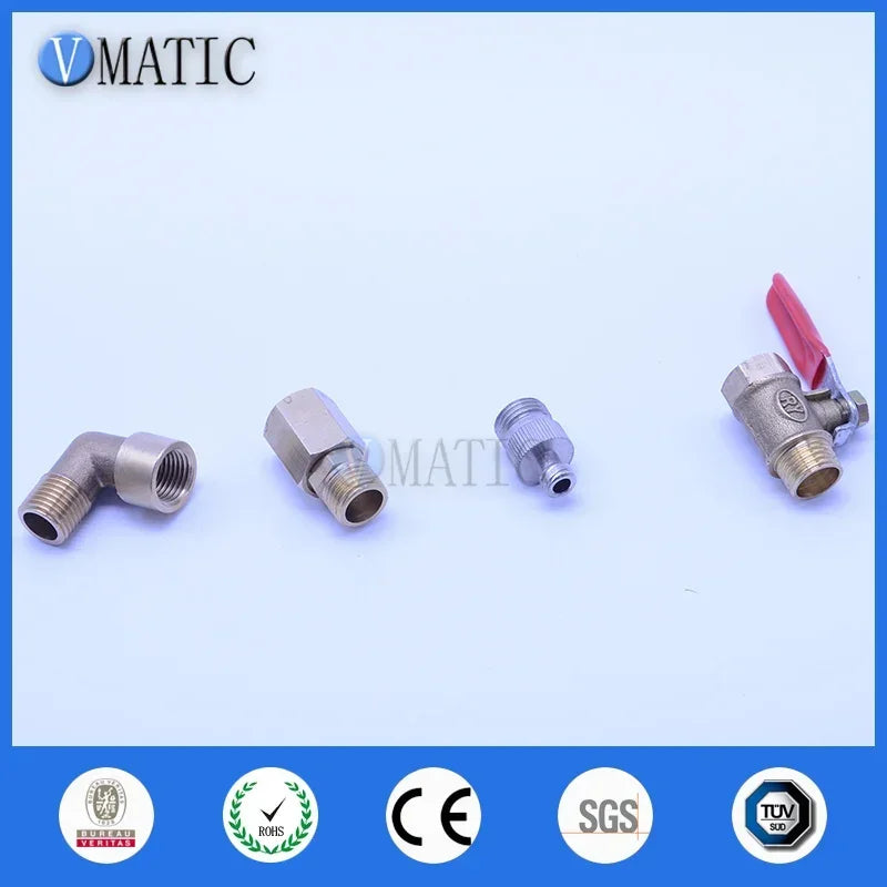 ‌Precision Dispensing Valve Kit | 4-PC Leak-Free Nozzles for Glue Guns & Filament Control‌