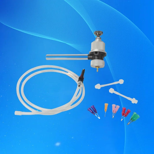 ‌Industrial Pinch Tube Dispensing Nozzle | PTFE Needle Valve for Silicone/Epoxy Anti-Clog Free Shipping‌
