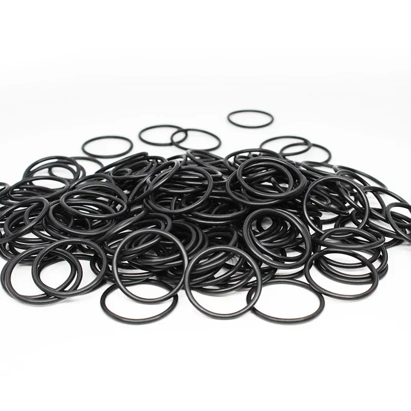 Black Nitrile O-Ring OD 3-80mm Thickness CS 1/1.5/2/3mm O-Rings Seal Gasket Oil & Corrosion Resistant Seal
