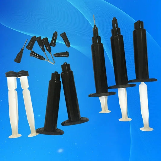UV Resin Dispenser Kit 5ml | 10-Pack Precision Applicator with 3 Needle Gauges for Micro Electronics & Crafts
