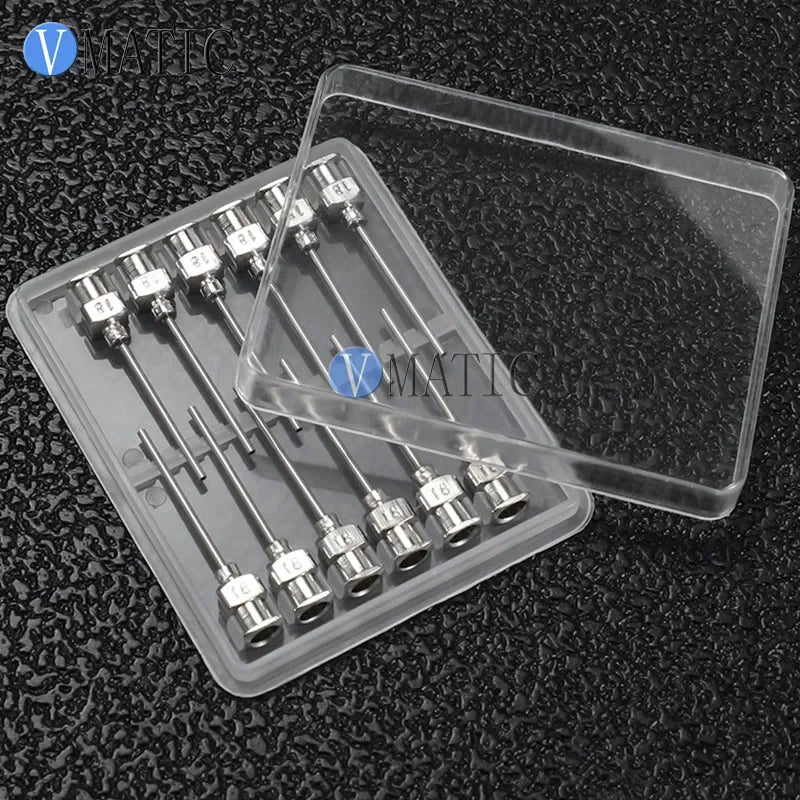 ‌12PCS 18G Industrial Blunt Needles | 1" Stainless Steel Tips for Electronics/DIY Free Shipping‌