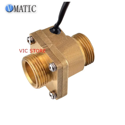 Free Shipping Electronic Water Urinal Flush Sensor VC4050 Male Thread Brass Magnetic Flow Switch