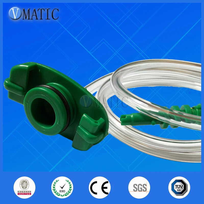 Free Shipping Glue Dispensing Dispenser USA Style Type 30/55cc ml Pneumatic Syringe Barrel Adapter