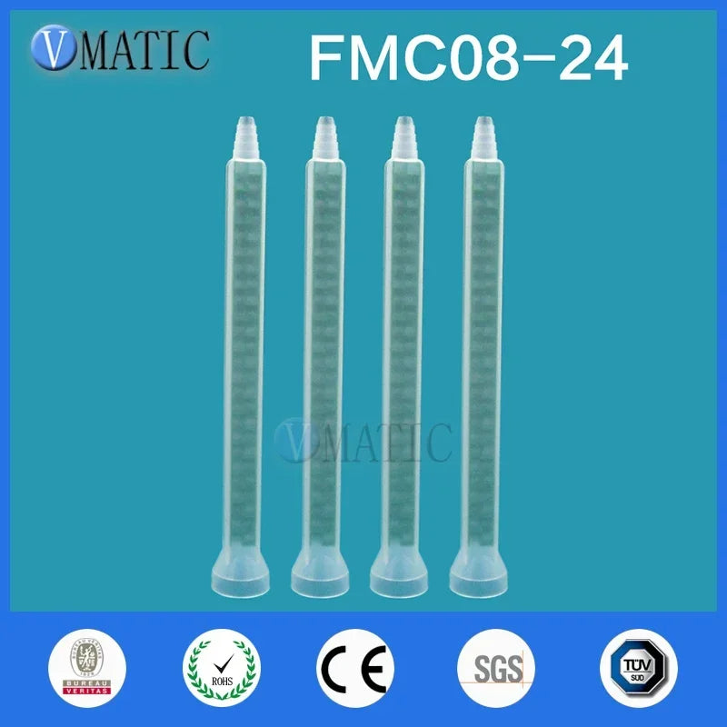 ‌Industrial Static Mixer Nozzles MC08-24 | 10pcs Two-Component Epoxies/Silicone Anti-Clog Design Free Shipping‌