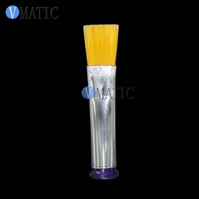 Free Shipping 14G-27G 8mm Flat Liquid Glue Dispensing Needle Brush Hard Brush x 10pcs