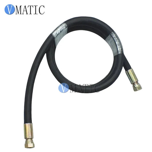 1/4" Inch High Pressure Hydraulic Hose - Steel Braided, BSPP Female Ends, Compatible with Oil Fuel Gas Water for Pumps/Machinery