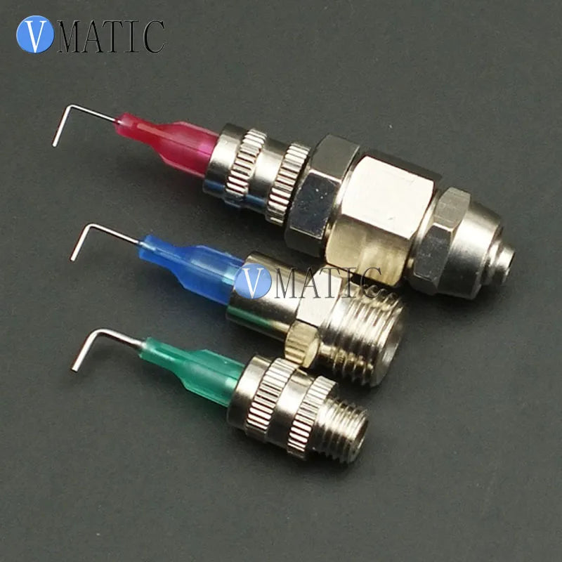 High Quality 100pcs TE 90 Bent Degree Bent Dispensing Tips Glue dispensing needle Glue dispensing tip mix pack totally 100pcs