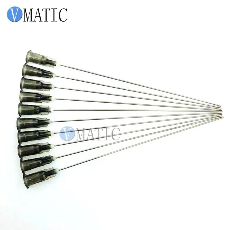 16-27G Industrial Safety Blunt Tip Needles 100mm | Anti-Clog Precision Dispensing for Epoxy Resin & Nail Art x 10pcs