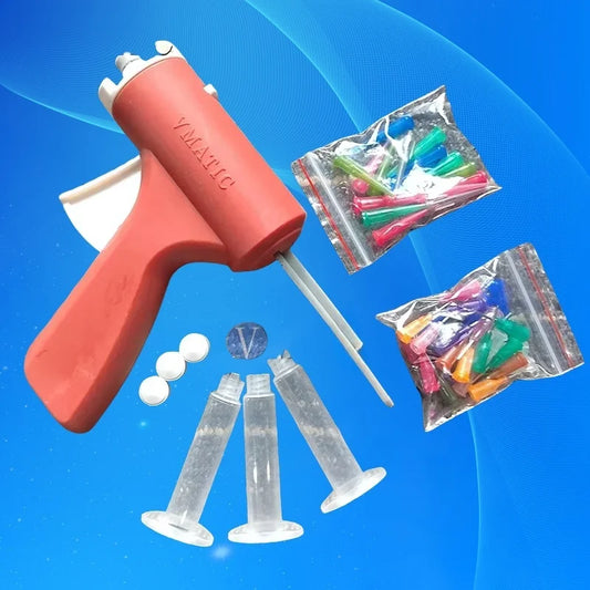 ‌5-55ml Manual Caulk Gun | VMATIC Ergonomic Glue Dispenser for Construction & Crafts | 4 Sizes Syringe Cartridge Fast Shipping‌
