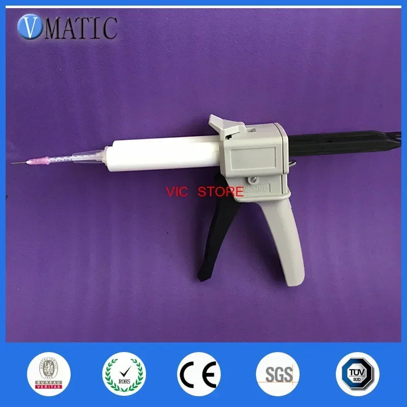 ‌AB Glue Dual Cartridge Gun | 50ml(2:1) High-Precision Mixing for Epoxy & Silicone‌