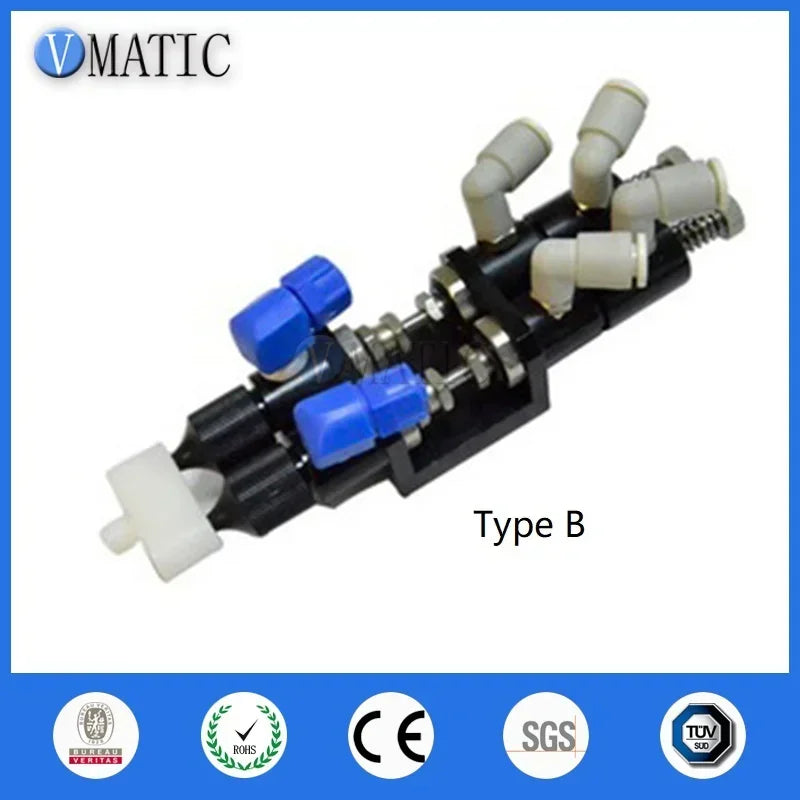 ‌AB Epoxy Mixer Valve | Manual/Pneumatic Dual-Cartridge Dispenser with Anti-Drip Nozzle Fast Ship‌