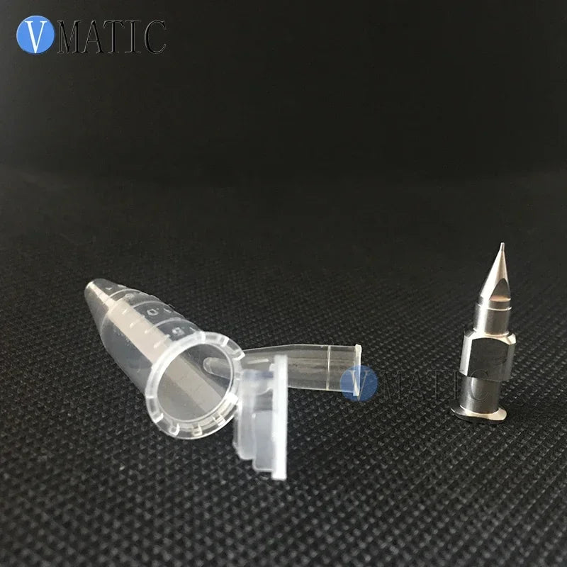 ‌Industrial Tapered Dispensing Nozzle | Stainless Steel Needle Tip for Epoxy/Silicone Free Shipping‌