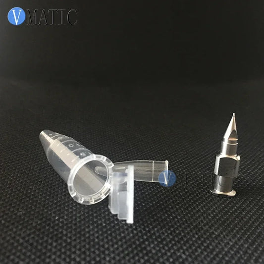 ‌Industrial Tapered Dispensing Nozzle | Stainless Steel Needle Tip for Epoxy/Silicone Free Shipping‌