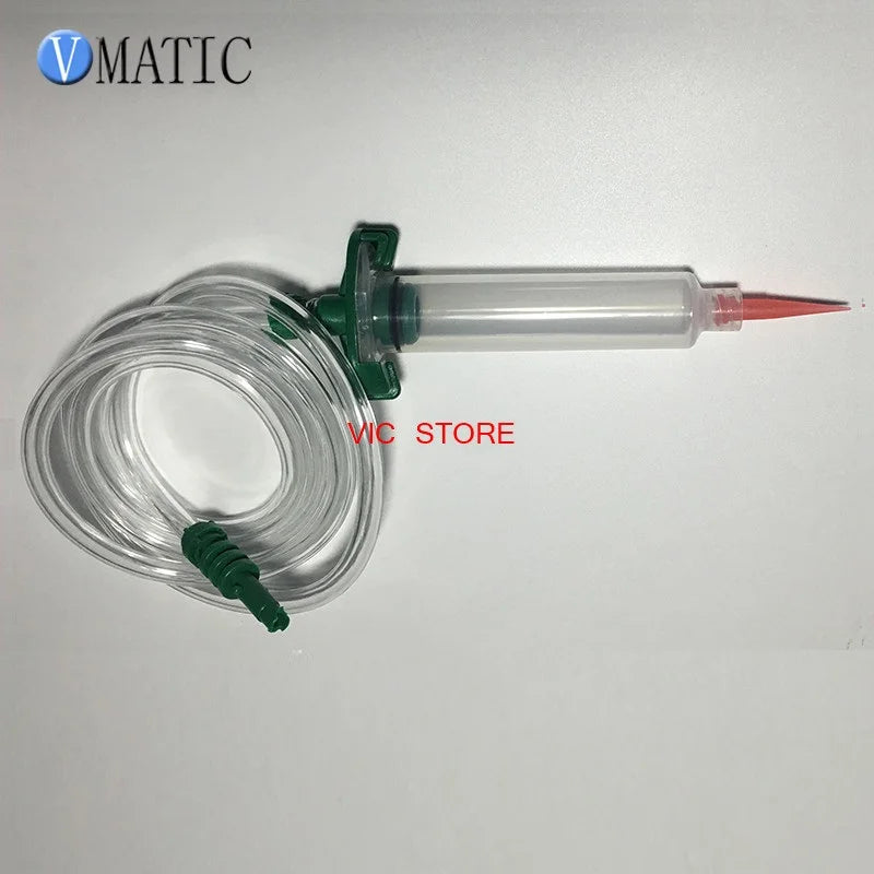 High Quality 5cc ml Glue Dispensing Pneumatic Syringe Barrel With Adapter & Needle Tips