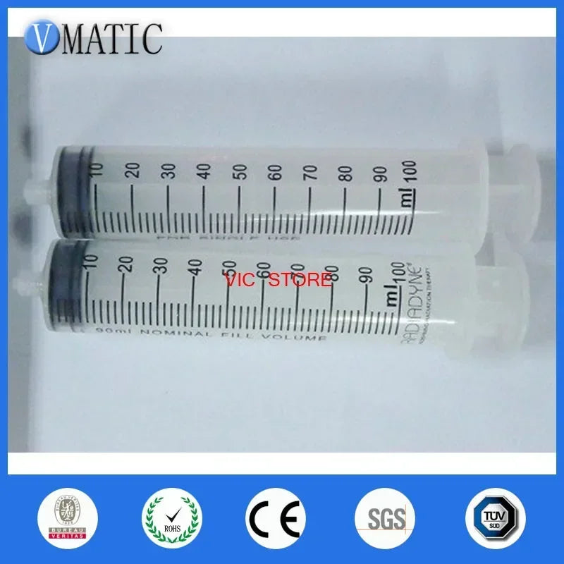 100mL Industrial Dispensing System ▶ 12pcs Lab Pack ▏PC+POM 🚚 ±0.5% Accuracy