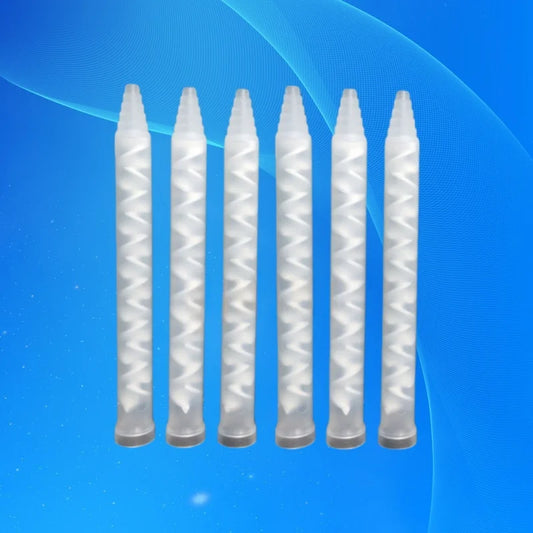 Free Shipping Resin Static Mixer MC13-12 Mixing Nozzles for Duo Pack Epoxies Plastic Mixer Tube