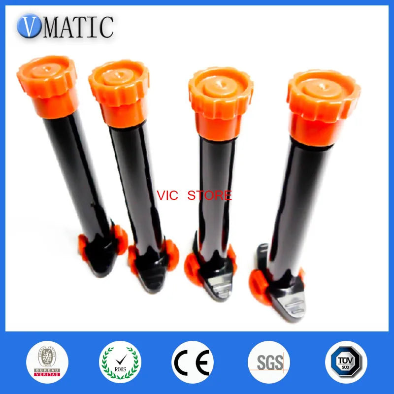 High Quality 10cc/ 10ml UV Black Dispensing Syringe Barrel With Caps/stopper Piston And End Cover, No Glue Inside