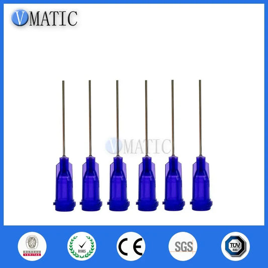 Free Shipping 100Pcs Glue Dispensing Needle 21G Aluminium Mount S.S Needle Tube Length 25.4mm(1") Dispenser Needle