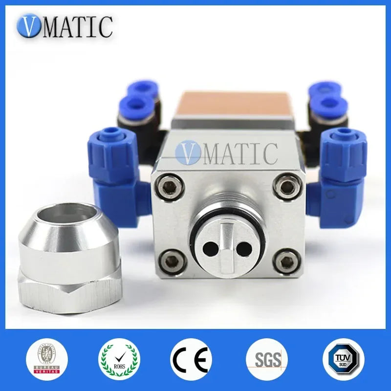 ‌Heavy-Flow Dual-Cartridge Dispensing Valve | AB Epoxy Mixer with Suction Lift & Diaphragm Tech Fast Ship‌