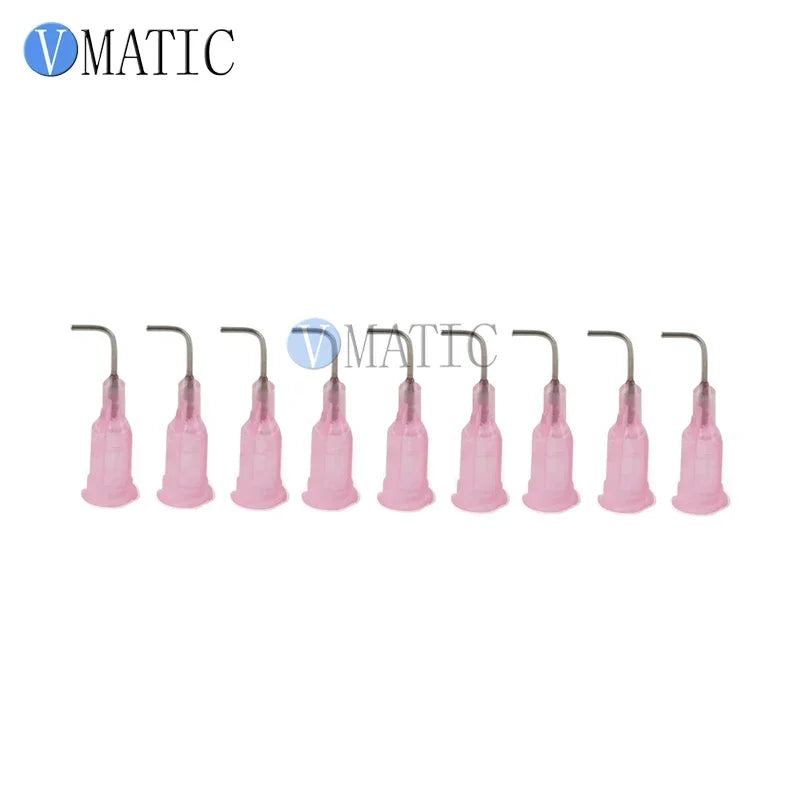 ‌Pink 20G 90° Dispensing Needle 0.5" | Color-Coded for Precision Crafts/Nail Art Free Shipping‌