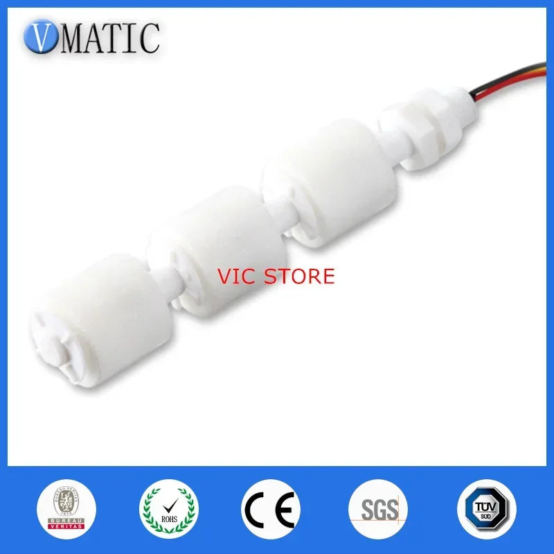 High Quality 10Pcs Vc10110-3P Oem Pp Material Safety Float Switch Liquid Control Water Level Sensor
