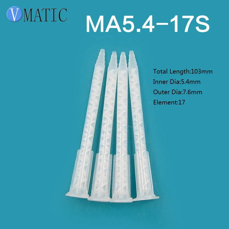 Free Shipping High Quality Resin Static Mixer MA5.4-17S Mixing Nozzles For Duo Pack Epoxies
