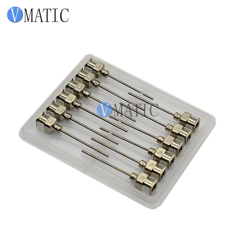 Free Shipping 12Pcs 10G-21G 1.5'' 1-1/2 Inch Ce Approved Stainless Steel Metal Needle Tips