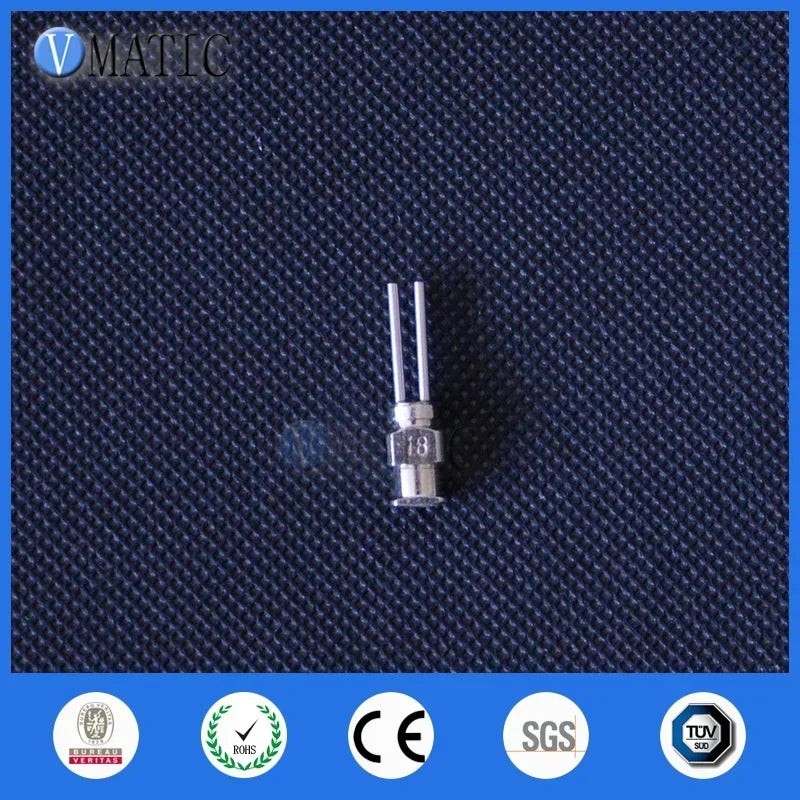‌15-30Ga Stainless Steel Dispensing Tips | Industrial Metal Nozzles 6pc Set +2 Bonus Needles for PCB Silicone Resin Fast Ship‌