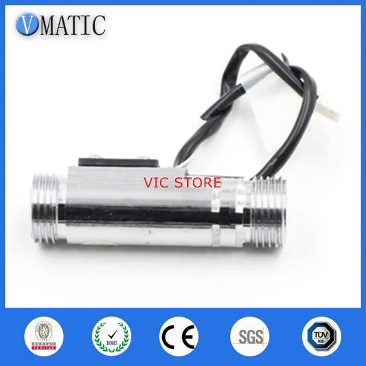 Free Shipping VCB668-1A Brass Electronic Mini Water Heater Flow Switch