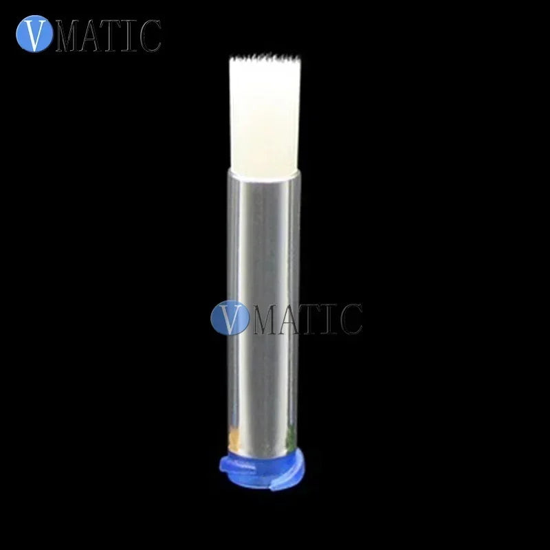 Free Shipping 25G 6mm Brush Tip Needle Double Screw Thread Needles EFD Soft Brush Needle Round Mouth Dispensing Needle