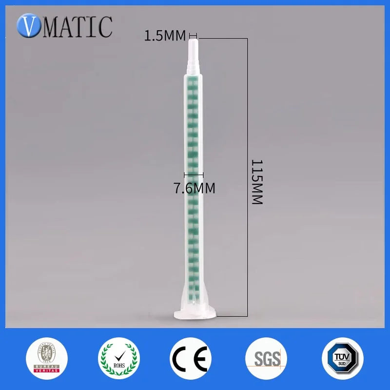 ‌Industrial 1:1 Epoxy Mixer Nozzles MF06-24 | 30pcs Eng-Resin Static Tips for Electronics/Auto Adhesive Free Shipping‌