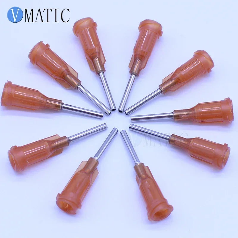 ‌15G Precision Dispensing Needles | 1/2 Inch Stainless Steel Tips for Glue & Lubricant Syringes (100-Pcs)‌