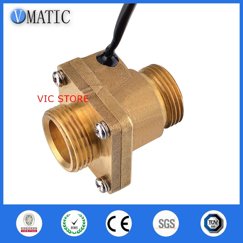 Brass Magnetic Reed Switch Heat Water Flow Switch Flow Meter VC4050
