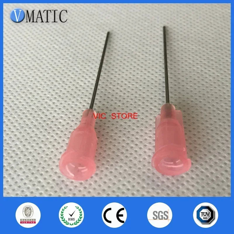 Free Shipping 100Pcs 1.5'' 20G Tip Luer Lock Glue Dispensing Needle Tip 1-1/2 Inch
