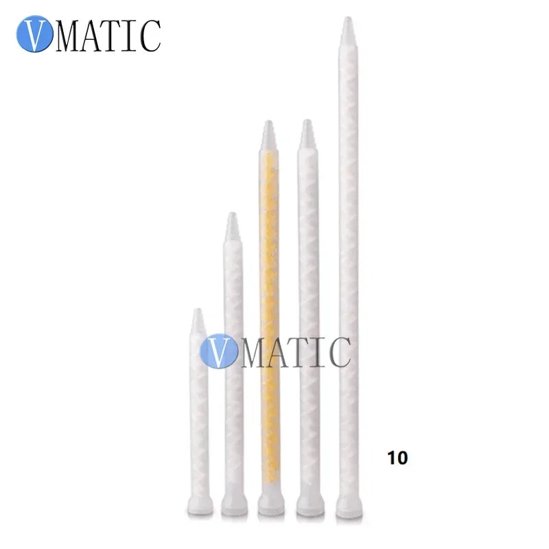 MC Series Static Mixer Nozzles for AB Glue, Epoxy Resin Mixing Tips - Corrosion Resistant Spiral Mixing Tube