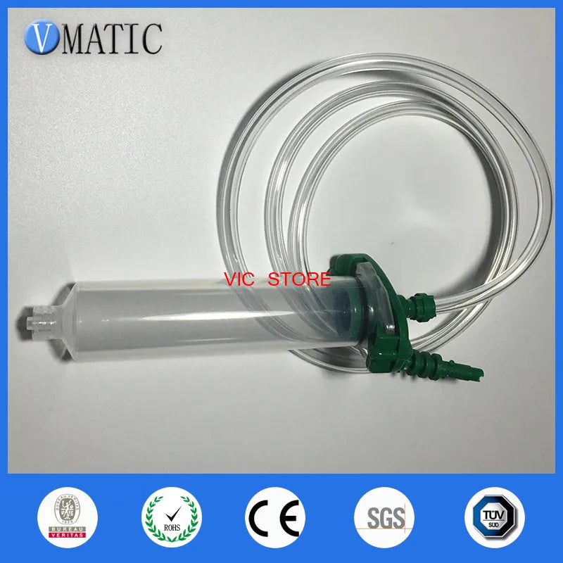 High Quality 5 sets EFD 55cc/ml Syringe Barrel Valve Robot Adapter With Syringe & Dispensing Needle Tip