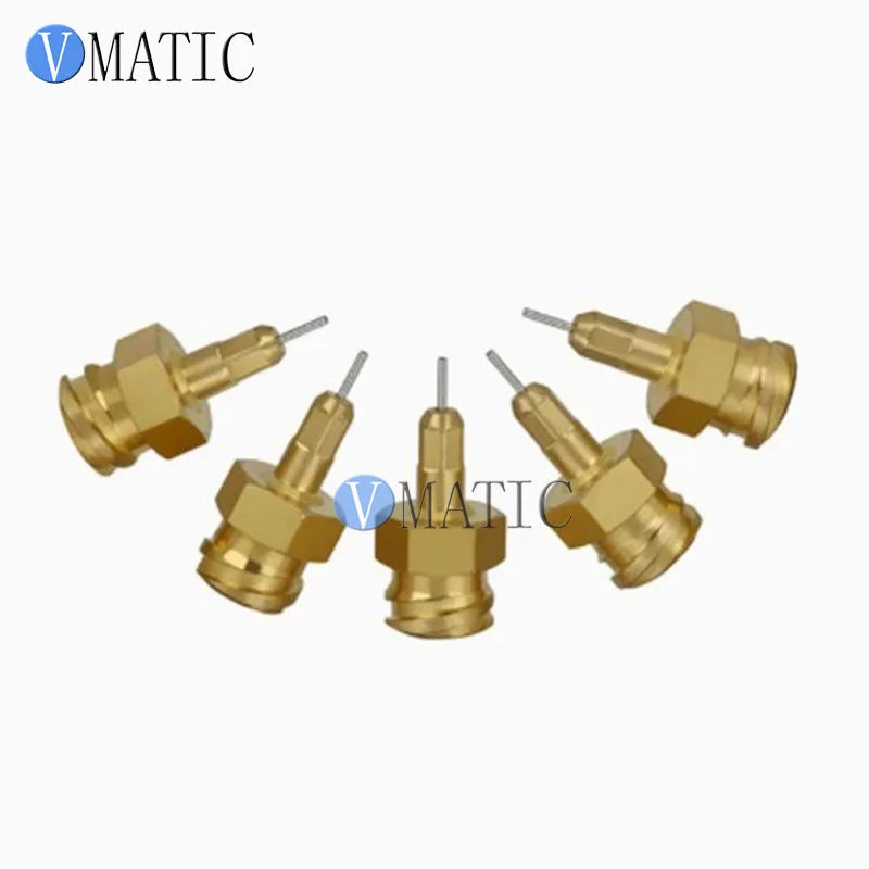Free Shipping Luer Style Solid Brass Hot Glue Nozzle - Precision Anti-Drip Tip for Universal Glue Guns x 1pc