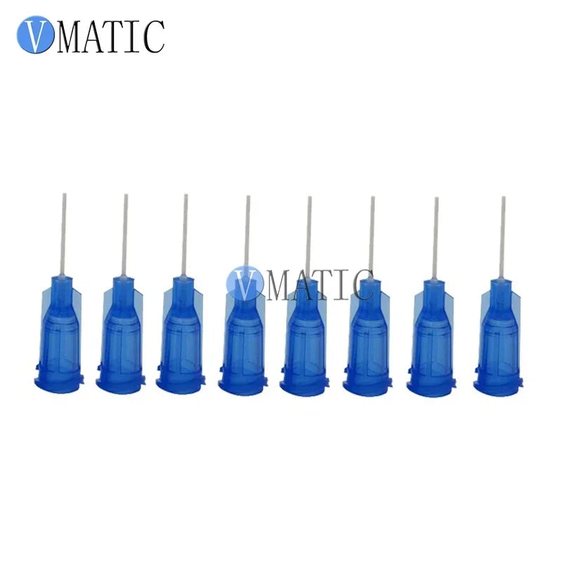 Free Shipping 100Pcs 14G-25G 1/2'' Polypropylene Dispensing Flexible Needles 1/2 Inch