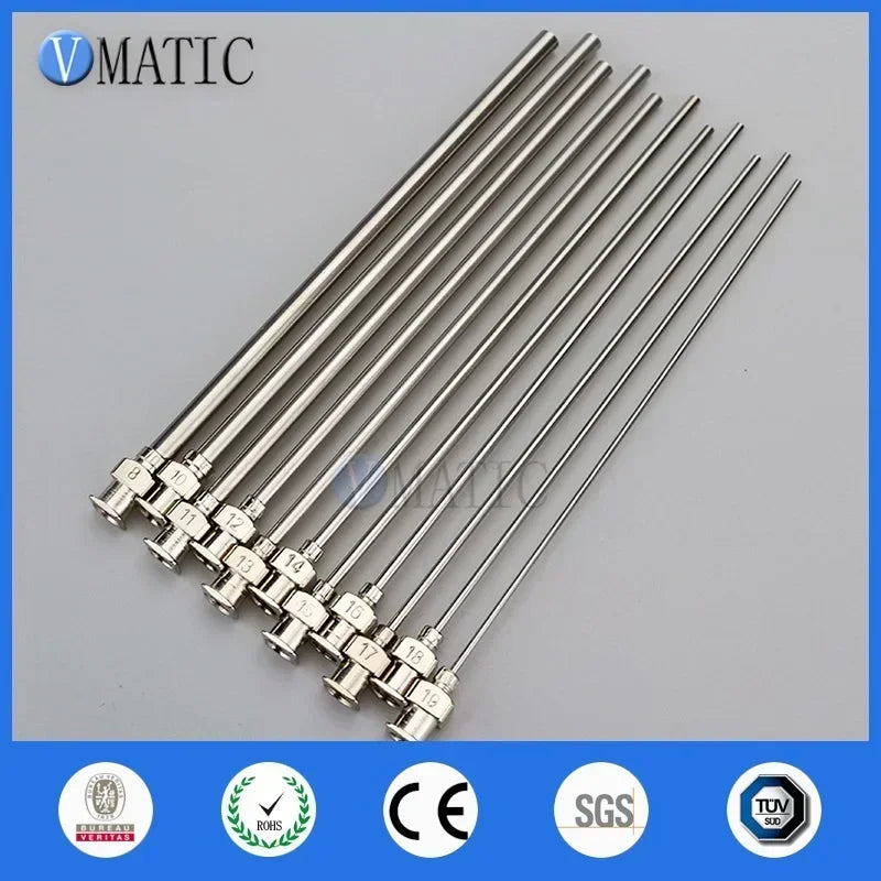 Free Shipping 10 Pcs 8 - 30G Tube Length 10cm 100mm Ce Approved Glue Fluid Liquid Dispensing Needle