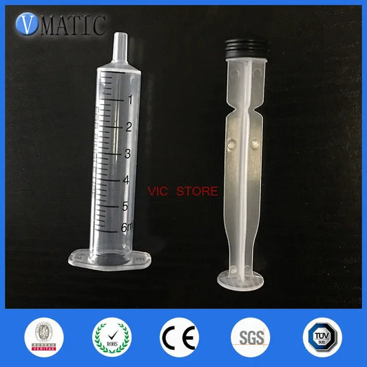 Free Shipping Non-Sterilized 6Cc/Ml Manual Glue Dispensing Syringe Applicator Glue Dispensing Syringe