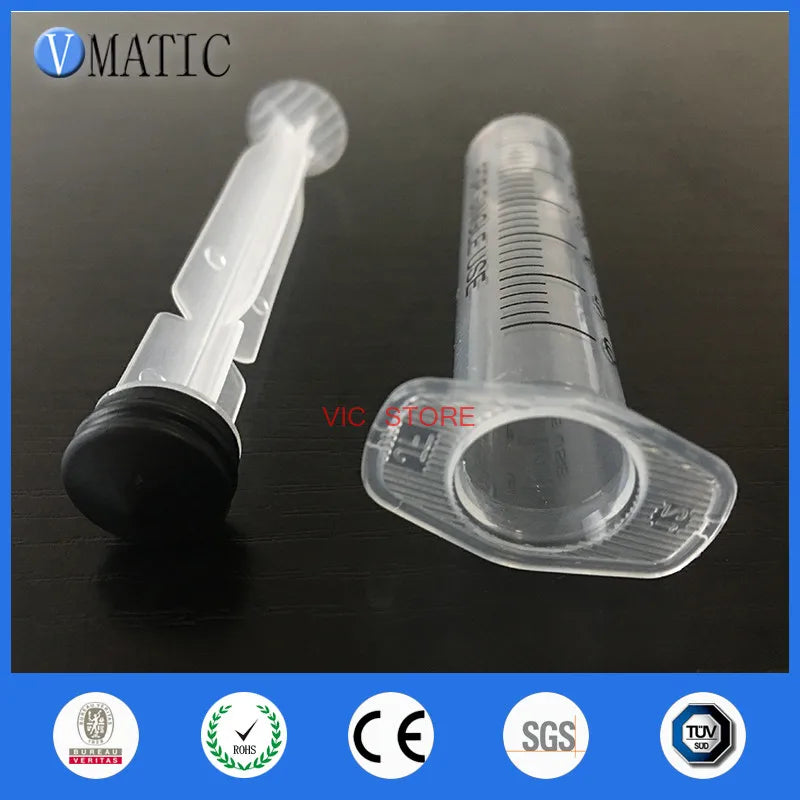 Free Shipping Non Sterilied 6cc 6ml Plastic Manual Syringe (Without Include Any Needle)