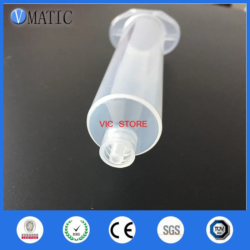 High Quality 500 Sets 30cc/ml Luer Lock Tip Dispensing Transparent Dispenser Syringe Barrel