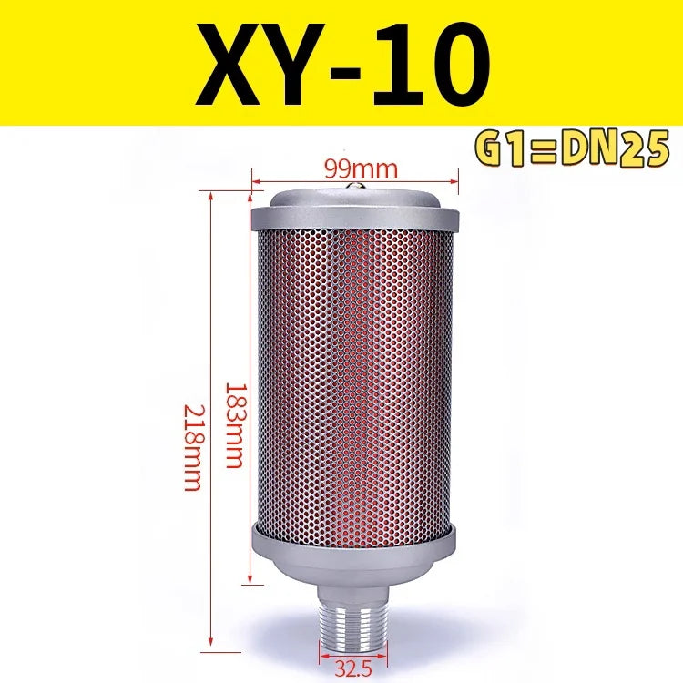 Free Shipping XY-05 Noise Reduction 07 Dryer Silencer Exhaust Muffler Pneumatic Diaphragm Pump 20/15/12