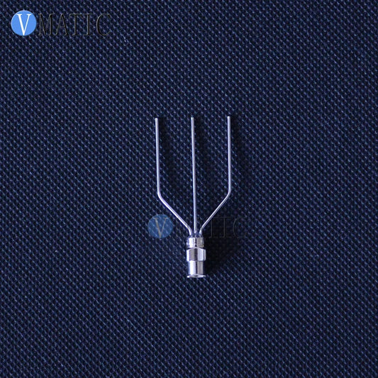High Quality 2Pcs 18G-22G Non-Standard Stainless Steel Three Ends Metal Dispensing Needle With 3 Needles 1/2 Inch