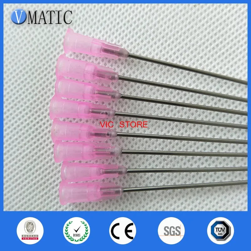 Free Shipping Quality 18G Blunt Tip Needle 10cm For Liquid Dispenser Adhesive Glue Ink Refilling 100mm Length Dispensing Needles